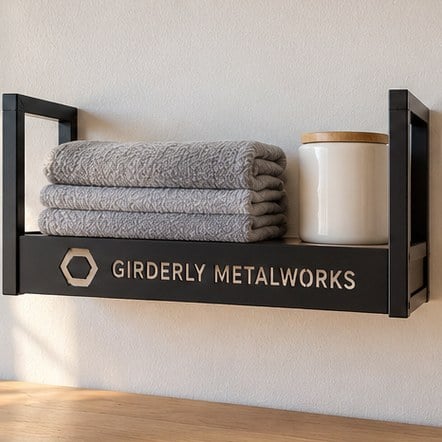Custom Metal Wall Shelves